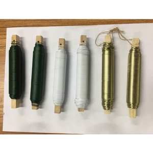 Alambre de Amarre de Hierro Recubierto de PVC Tratado Térmicamente para Floristerías, Rollos Pequeños para Fijación y Soporte - Product Image 6