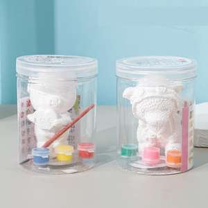 完全な包装、創造的なセラミックと石膏絵画クラフトキット付きDIY着色石膏人形 - Product Image 2