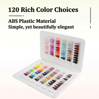 Nuancier de vernis à ongles en plastique 120 couleurs avec inserts pour faux ongles, livre d'échantillons pour l'affichage des couleurs de vernis acrylique – Vente en gros