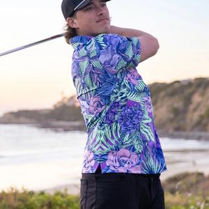 Camisetas Lisas al por Mayor para Hombre, Camisetas de Golf con Logotipo Personalizado, Polo de Golf de Secado Rápido, Material Spandex - Product Image 3