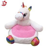 Canapé en peluche pour bébé, ours en peluche doux, sièges, animaux, Panda, licorne, vente en gros, 50cm, offre spéciale