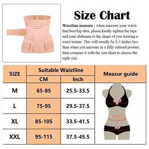 출산 3 <span class=keywords><strong>in</strong></span> 1 산후 지원 회복 배꼽 랩 여성용 허리 골반 벨트 바디 쉐이프웨어 - Product Image 5