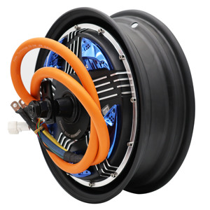 Motor de Eje sin Escobillas DKYS V4 de 12 Pulgadas 50H6000W, 3.5 Pulgadas de Ancho, Impermeable IP67 para Bicicletas Eléctricas DK12'50H6000W AZUL - Product Image 4