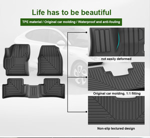 Alfombrillas de Coche para Interiores, Alfombras de TPE 5D Resistentes para Todo Clima, Alfombrillas para <span class=keywords><strong>Toyota</strong></span> <span class=keywords><strong>Rav4</strong></span>, Venta al Por Mayor de Fábrica SONSANG - Product Image 3