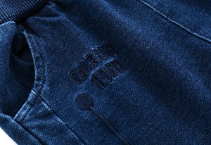 Proveedor Chino de Pantalones de Mezclilla Tejida de Color Sólido para Niños, Pantalones para Niños, los Mejores Productos para Importar - Product Image 5