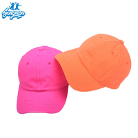 Casquette de baseball fluo unisexe de haute qualité Logo personnalisé Streetwear Casquette Snapback avec broderie à la main