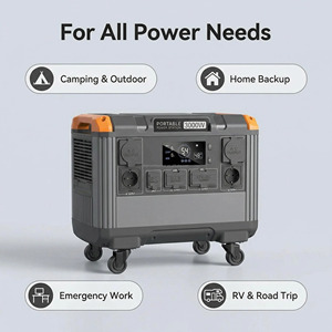 เครื่องกำเนิดไฟฟ้าพลังงานแสงอาทิตย์ 3000W 2688Wh พร้อมปลั๊ก EU สำหรับรถบ้าน รถคาราวาน บ้านเคลื่อนที่ ทริปแคมป์ปิ้ง ระบบไฟฟ้าสำรองสำหรับใช้งานนอกกรอบเครือข่าย - Product Image 5