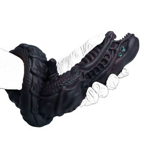 G6514 Lava <span class=keywords><strong>Serpent</strong></span> 20.67in Entraîneur de pénis pour homme, Masturbateur en silicone liquide, Vagin de poche réaliste, Jouets sexuels - Product Image 3