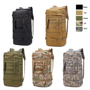 Chiến Thuật Ba Lô 60L Thể Thao Ngoài Trời Ba Lô Leo Núi Đi <span class=keywords><strong>B</strong></span>ộ Đường Dài Túi Du Lịch Chiến Thuật Ngụy Trang Đào Tạo Chiến Thuật Ba Lô - Product Image 3
