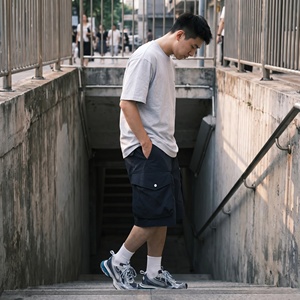 Shorts cargo mi-longs pour hommes, style urbain, lot de 6 tailles mixtes <span class=keywords><strong>32</strong></span>-<span class=keywords><strong>34</strong></span>, séchage rapide, multi-poches, style techwear, pantalon décontracté ample d'été, prêt à expédier - Product Image 6
