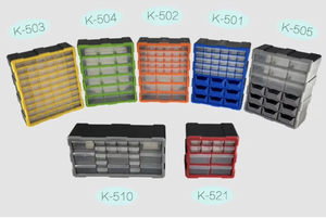 Toolbox Plastic <b>Cabinet</b> Multi-grid Drawer Organizer Storage Box <b>Tool</b> Case Components Box Building Blocks Parts Box - Product Image 2
