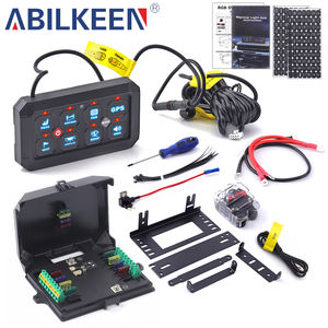 トラックRVボートマリン用<span class=keywords><strong>8</strong></span>ゾーン車タッチスイッチパネルスマートコントロール防水LEDディスプレイユニバーサルリレーシステム - Product Image 2