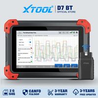 Escáner de Diagnóstico OBD2 Bidireccional Inalámbrico D7 BT, Herramienta de Escaneo Automático de Sistema Completo con Codificación ECU, CAN FD DOIP FCA, 2 Años de Garantía
