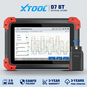 Scanner de diagnostic OBD2 bidirectionnel sans fil D7 BT, outil de codage ECU complet, outil de diagnostic automobile CAN FD DOIP FCA, 2 ans de garantie - Product Image 2