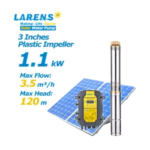 3 Inches Solar Pumps Water Pump DC 1.1 kW Solar Submersible Irrigation Pump