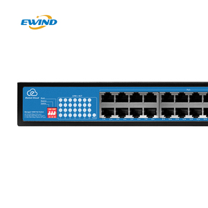 สวิตช์ PoE แบบจัดการได้ 24 พอร์ต รองรับมาตรฐาน L2 L3 IEEE 802.3 AF/AT กิกะบิต สำหรับกล้อง IP CCTV  ควบคุมผ่านระบบคลาวด์ด้วย AI อัจฉริยะ - Product Image 3