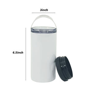 Gobelet isotherme 4-en-1 en acier inoxydable de 16 oz avec double couvercle et paille pour la rentrée scolaire - Product Image 6