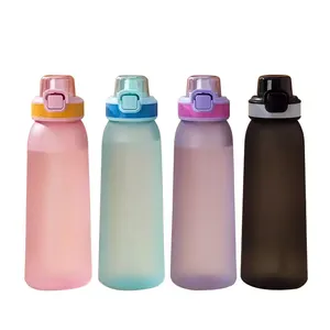 Schlussverkauf Geschmacksgetränk benutzerdefinierte Farbe Logo Duft Fruchtgeschmack Kunststoff-Wasserflasche mit Geschmack-Karton