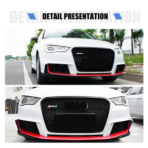 Grilles de voiture Yinhua prix d'usine <span class=keywords><strong>pas</strong></span> <span class=keywords><strong>cher</strong></span> pour logo de voiture personnalisé calandre centrale 14 -- 16 A3 S3 - Product Image 2