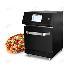 Magnetron Convectie Pizza Oven Snelle Snelheid Oven Hoge Snelheid Oven Commerciële Gebruikte Machine Voor Kleine Bedrijven Idee 2023