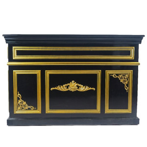 Mostrador <span class=keywords><strong>de</strong></span> Recepción <span class=keywords><strong>de</strong></span> Madera Estilo <span class=keywords><strong>2022</strong></span> para Salón <span class=keywords><strong>de</strong></span> Belleza, Peluquería, Barbería, Salón <span class=keywords><strong>de</strong></span> <span class=keywords><strong>Uñas</strong></span> - Diseño Moderno, Color y Logotipo Personalizables - Product Image 2