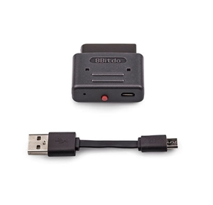 Original 8BitDo 83BA Black Retro Receiver Compatible with SNES SFC Classic Mini Wireless Gamepad <b>Adapter</b> <b>Plug</b> and Play - Product Image 1