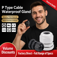 Passe-câble en plastique IP68, étanche, en nylon, type PG7/9P, connecteur de câble étanche sur mesure
