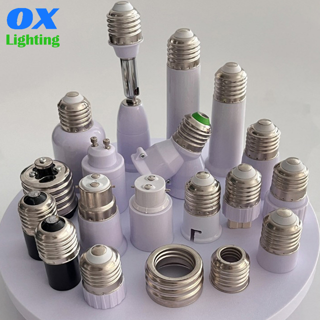 GU24 E40 E12 G24 GU10 G9 E12 Mr16 G4 B22 E14 E27 Lampholder Adapter Converter Socket Lamp Holder for LED Bulb Lamp