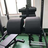 Chaise romaine pliable montée en rack-Banc d'hyperextension réglable pour l'entraînement du dos, équipement de gymnastique à domicile peu encombrant