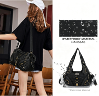 Sac hobo grande capacité pour femme, sac à bandoulière quotidien en cuir PU, fournisseur OEM avec logo personnalisé