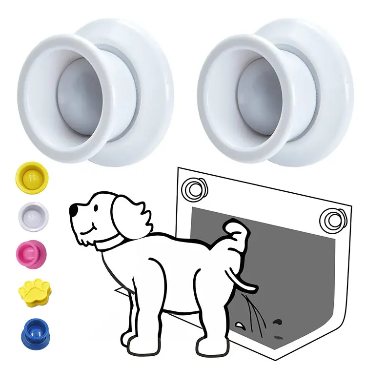 Potty Training Leg-lifting Plastic Magnetic Wee Wee Dogs Easy Stick Canada Australia Wall Black Puppy Pee Pad Holder Magnet