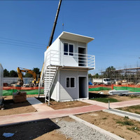 Casas Contenedor Plegables Prefabricadas de 20 y 40 Pies con Rápida Instalación, Contenedores Plegables, Mini Casas Prefabricadas, Oficina de Obra