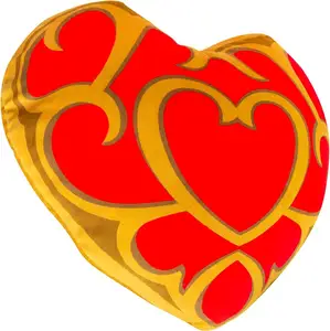 لعبة دموع المملكة بتصميم جديد لعبة محشوة على شكل قلب أحمر كرتوني لعبة محشوة من القطيفة