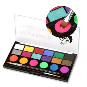Pintura Corporal y Facial No Tóxica para Cosplay y Fiestas de Halloween, con Logotipo Personalizado y Pinceles - Product Image 1