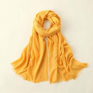 Pañuelos para la Cabeza para Mujer, Pañuelos Étnicos, Turbantes Casuales de Primavera y Verano, Chales, Velo, Algodón, Lino, Hiyab Musulmán - Product Image 1