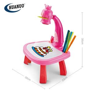 Umwelt freundliche Lernspiel zeug Zeichen tisch lernen Staffelei Projektor Malerei für Kinder - Product Image 5