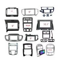 Marco Universal para Radio Android con Pantalla de Audio para Coche, Cable para Reproductor de DVD, Marco para Pantalla de Coche Kia