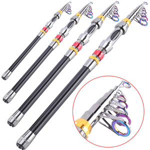 Canne à pêche télescopique 1,8-3,6 m en fibre de carbone ultra-rigide pour la pêche en mer, la pêche en eau salée et la pêche en roche. - Product Image 3