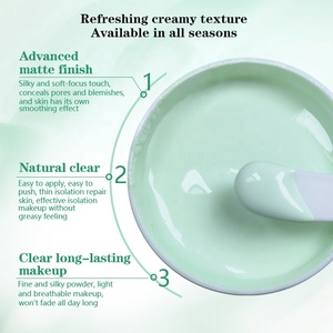 Prebase <span class=keywords><strong>de</strong></span> Maquillaje Green Pearl, Control <span class=keywords><strong>de</strong></span> Grasa, Hidratante, Iluminadora, Minimiza Poros, Vegana, Logotipo Personalizado, <span class=keywords><strong>Corrector</strong></span> al por Mayor, BB OEM ODM - Product Image 2
