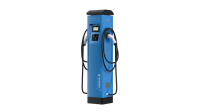 Station de recharge pour véhicules électriques Blueksy, montage au sol, 44 kW, deux stations de recharge pour véhicules électriques de type 2, 22 kW, avec système de paiement par carte de crédit POS