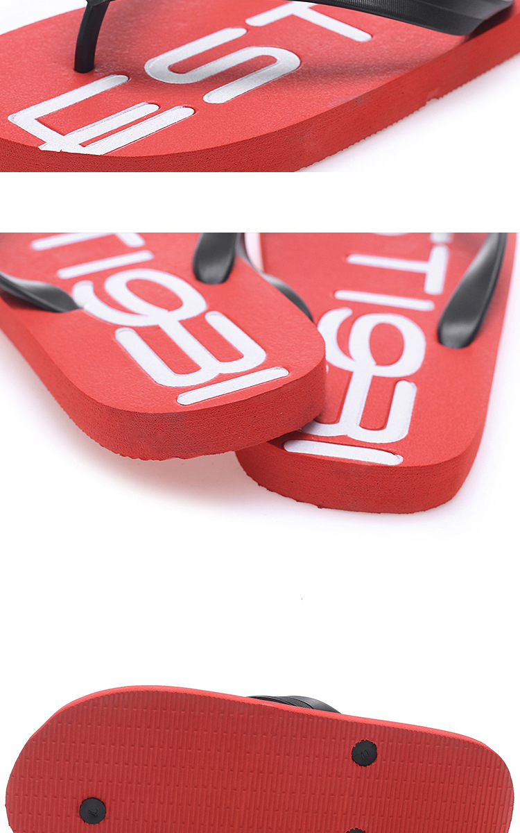 Outdoor Filp Flops Rubber PVC Men Flip-flops Personality Non-slip Men Slippers