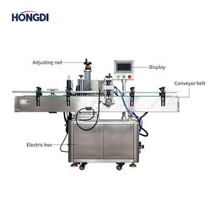 Machine d'étiquetage automatique électrique rotative haute vitesse pour bouteilles et bocaux avec écran tactile, faible bruit, pour l'emballage des canettes - Product Image 3