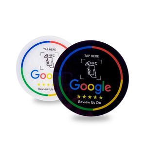 แผ่นอะคริลิค NFC แบบกำหนดเองสำหรับรีวิว Google พร้อมเมนูแบบแตะ  ชิป NTAG213 NTAG215 NTAG216 สำหรับแสดงรีวิวโซเชียลมีเดีย - Product Image 6