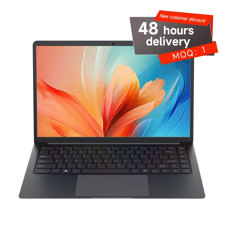 14 pollici Win 11 laptop nuovissimo N3350 2.4Ghz 6GB RAM 64GB ROM HD schermo computer personal home laptop economico