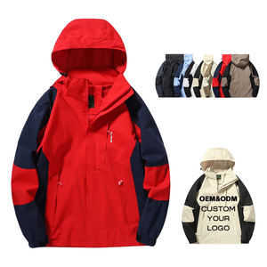 Veste <span class=keywords><strong>de</strong></span> <span class=keywords><strong>randonnée</strong></span> imperméable à capuche pour <span class=keywords><strong>femme</strong></span>, veste softshell coupe-vent, vêtements imperméables et respirants - Product Image 4