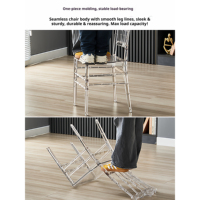 Chaise Chiavari en cristal transparent haut de gamme, anti-rayures, empilable, pour mariage, hôtel, banquet, événements VIP
