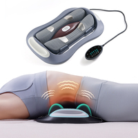 Masajeador Eléctrico de Cintura Ajustable Compatible con OEM, con 3 Niveles de Vibración, Pulso Eléctrico y Calor para Soporte Lumbar y Alivio del Dolor