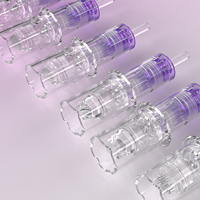 Nouvelle cartouche microneedle lancée aiguille de tatouage de maquillage permanent aiguille nano membrane souple