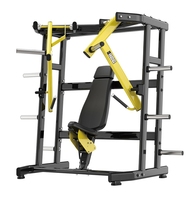 Machine à presse pectorale inclinée en acier inoxydable à plaques - Équipement de musculation commercial pour la musculation et la musculation