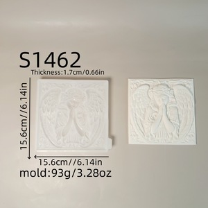 Nueva llegada tendencia oración Ángel pared colgante decoración candelabro yeso silicona molde pastel herramientas - Product Image 5